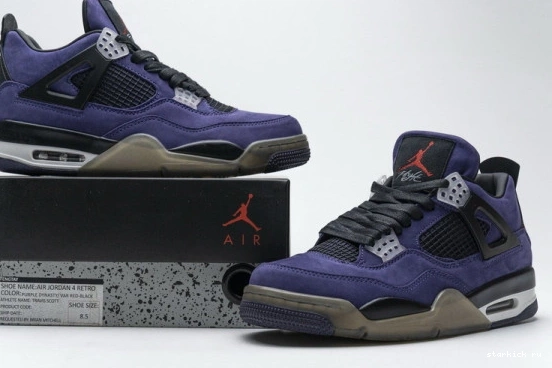 Scott Retro AJ4-766302 Jordan Purple Air AJ4-766302 Travis x 4 0213